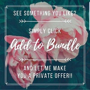 🛍️ ADD 1 OR MORE ITEMS TO A BUNDLE FOR A PRIVATE DISCOUNT 🛍️